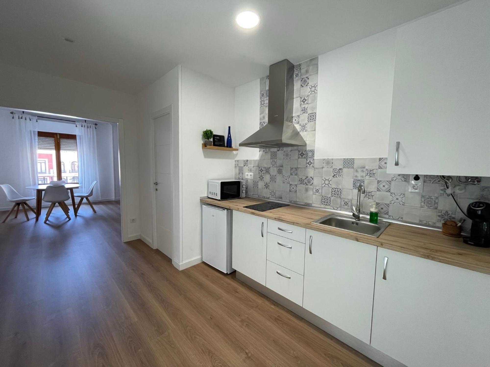 Blanco Y Anil Plaza Apartment Valdepenas Exterior photo